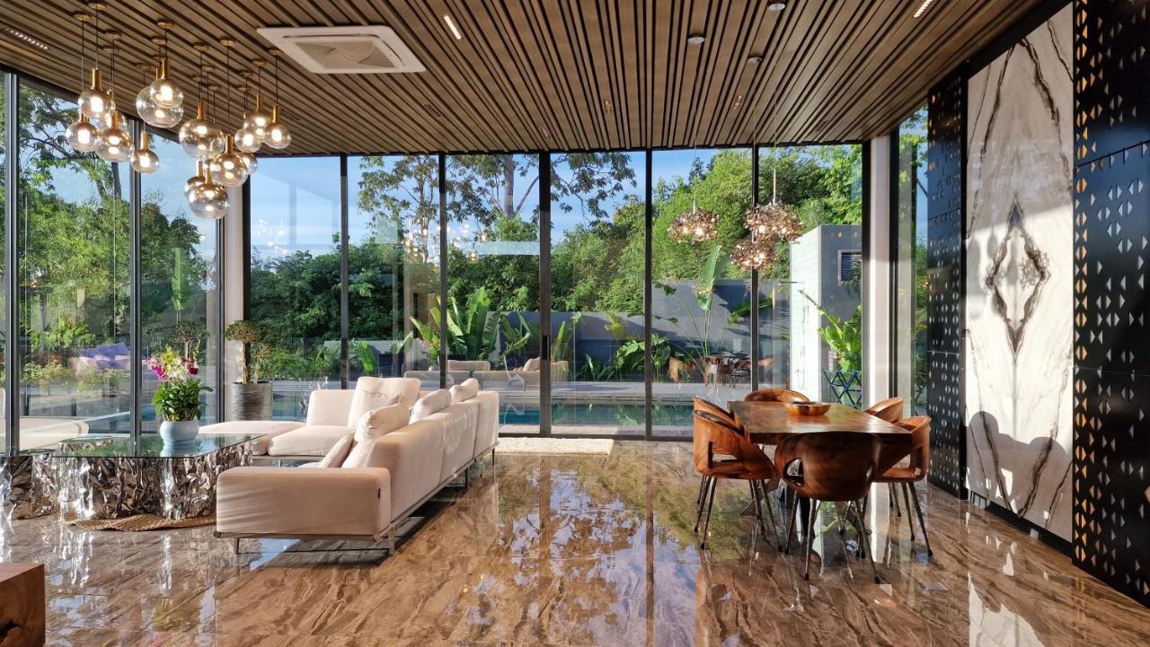 Villa Obsidian, With Staff, Sea View And Walk To Choeng Mon Beach Eksteriør billede