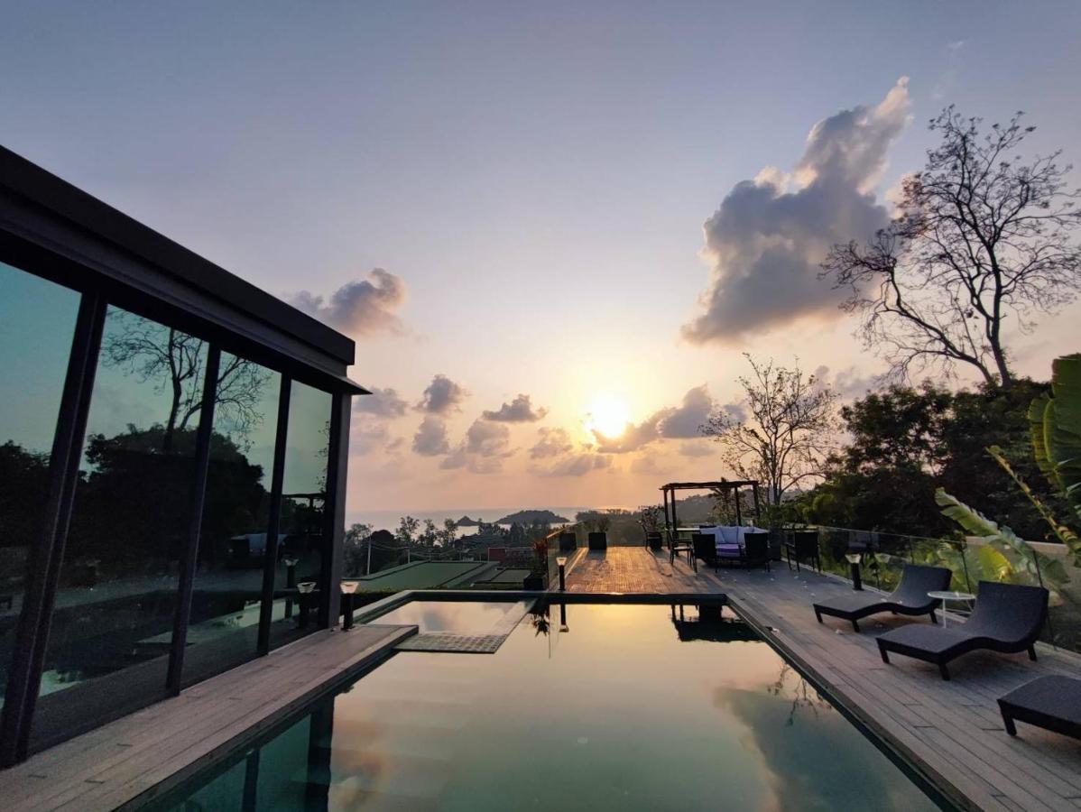 Villa Obsidian, With Staff, Sea View And Walk To Choeng Mon Beach Eksteriør billede