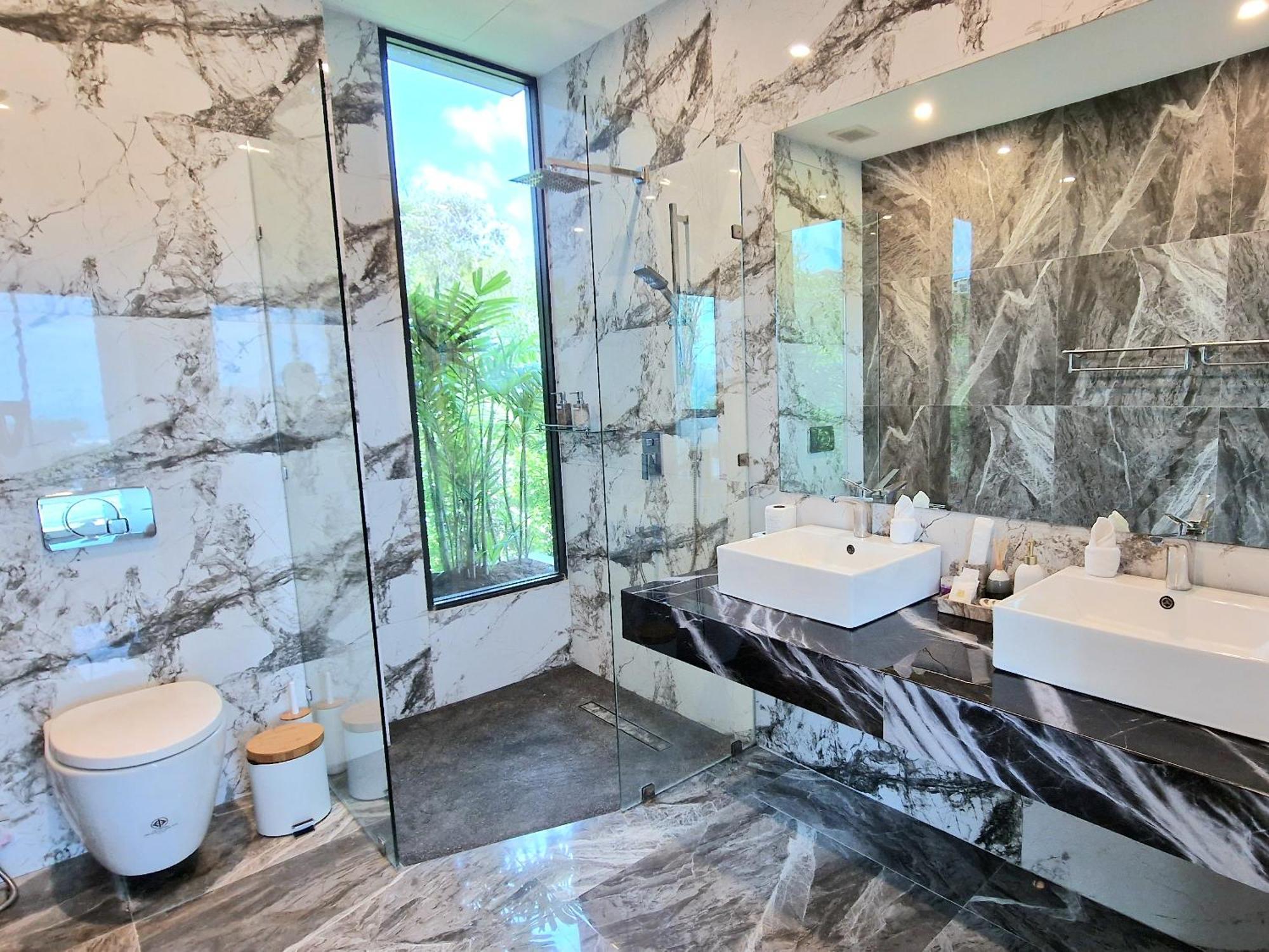 Villa Obsidian, With Staff, Sea View And Walk To Choeng Mon Beach Eksteriør billede