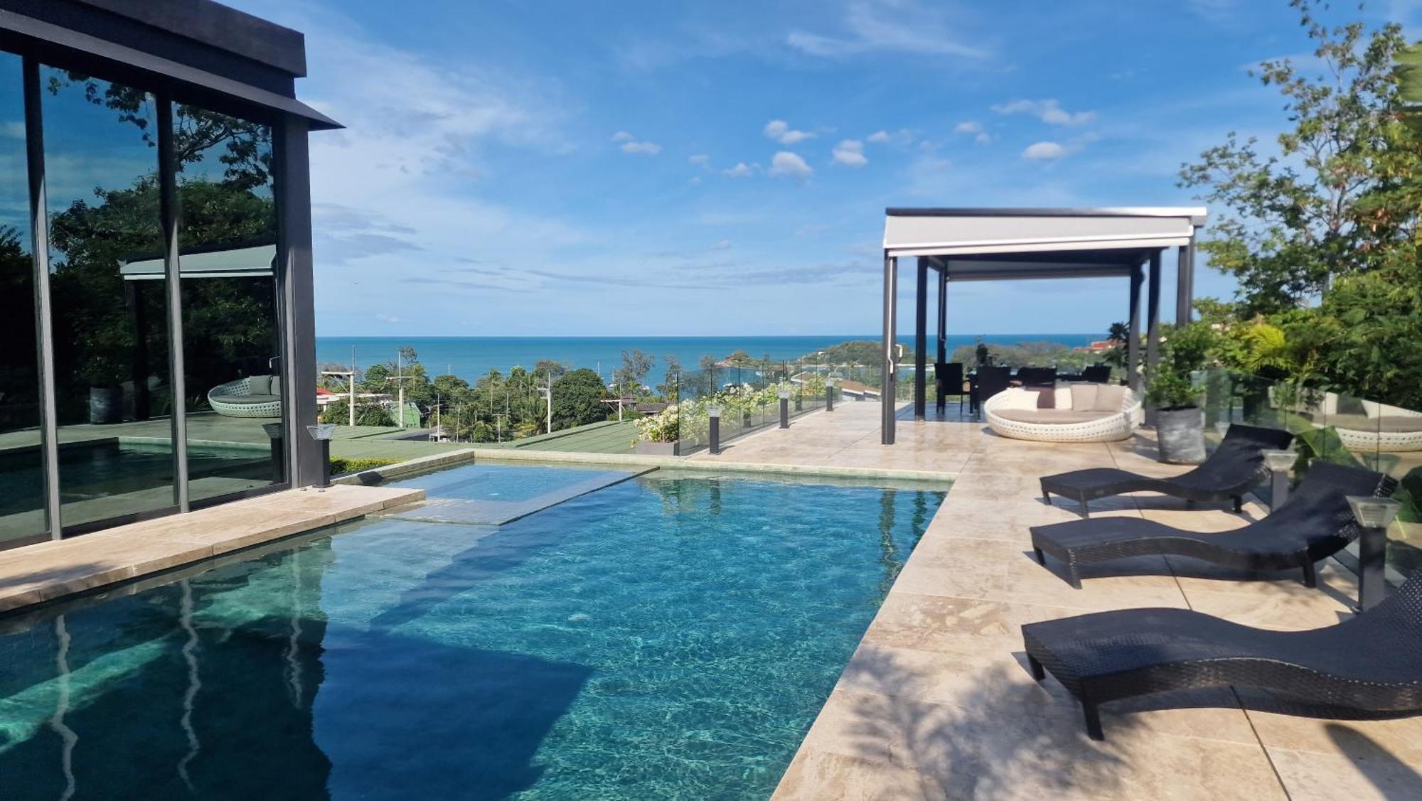Villa Obsidian, With Staff, Sea View And Walk To Choeng Mon Beach Eksteriør billede