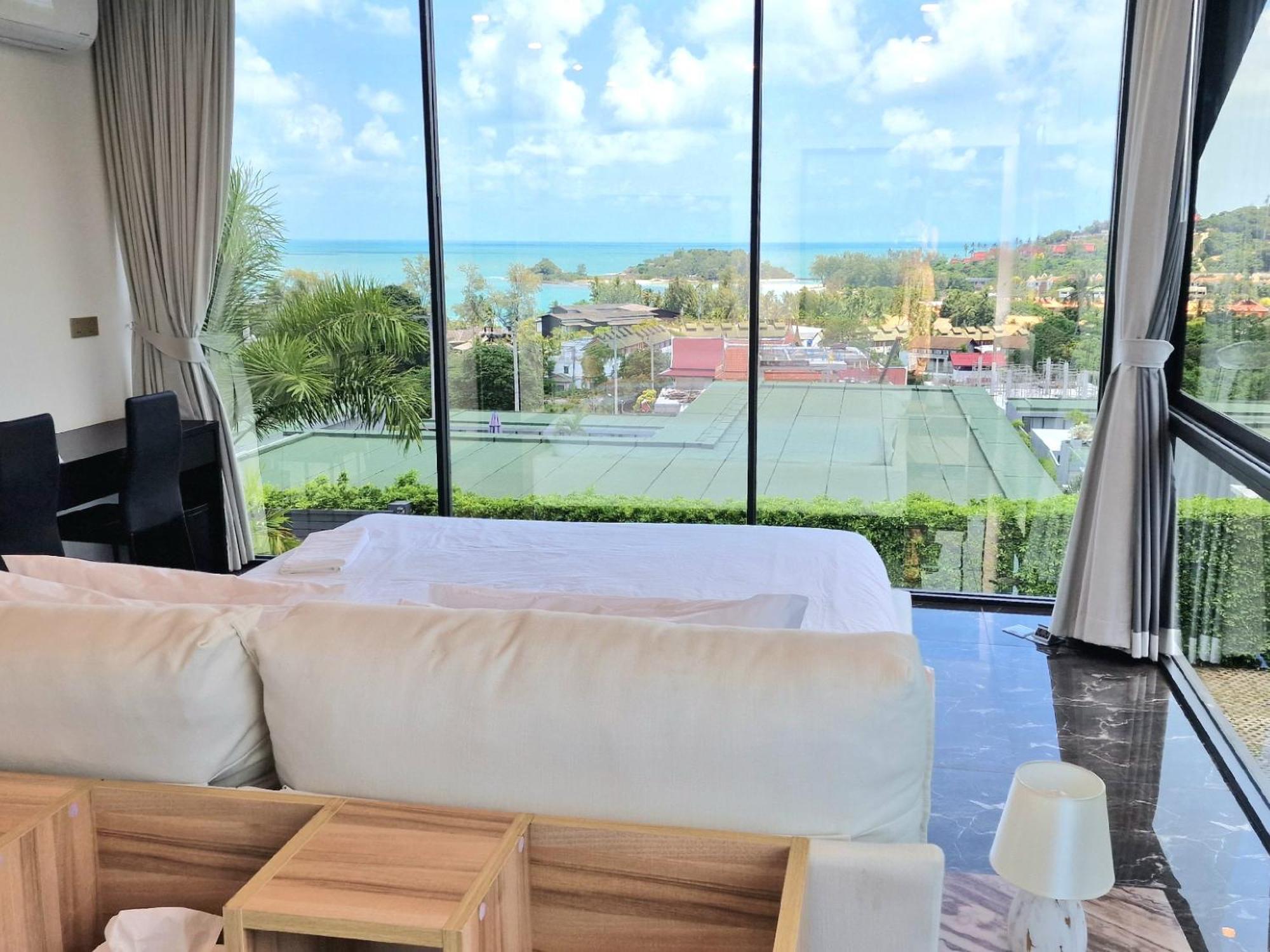 Villa Obsidian, With Staff, Sea View And Walk To Choeng Mon Beach Eksteriør billede