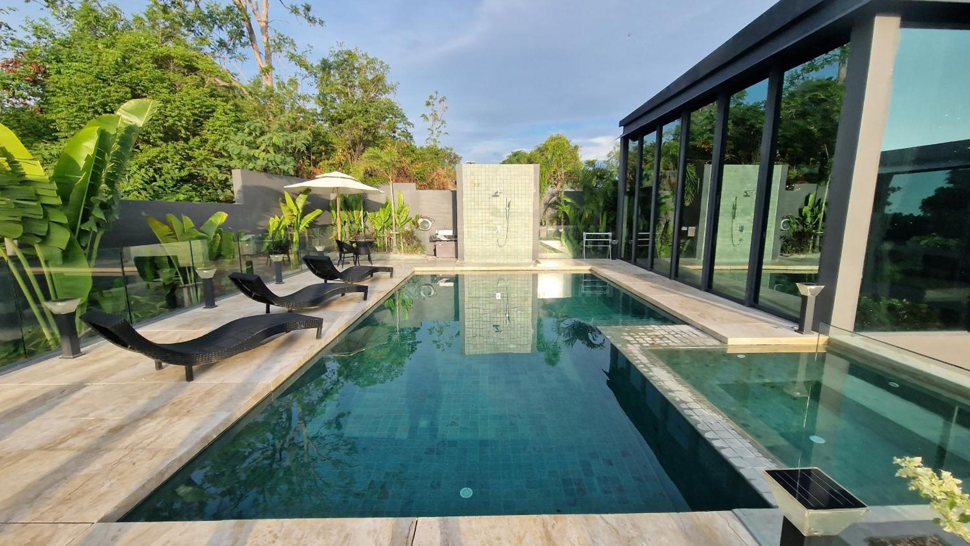 Villa Obsidian, With Staff, Sea View And Walk To Choeng Mon Beach Eksteriør billede