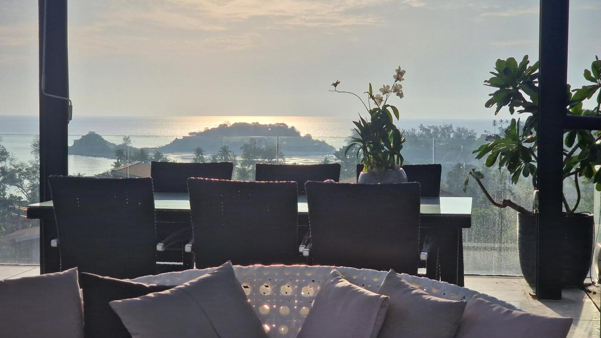 Villa Obsidian, With Staff, Sea View And Walk To Choeng Mon Beach Eksteriør billede