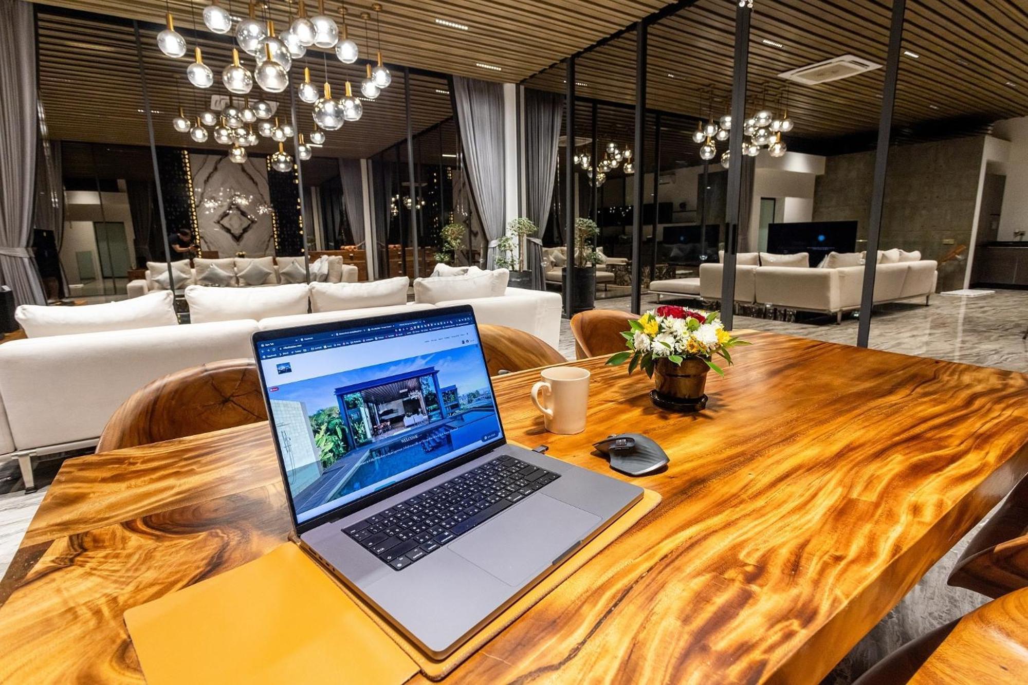 Villa Obsidian, With Staff, Sea View And Walk To Choeng Mon Beach Eksteriør billede