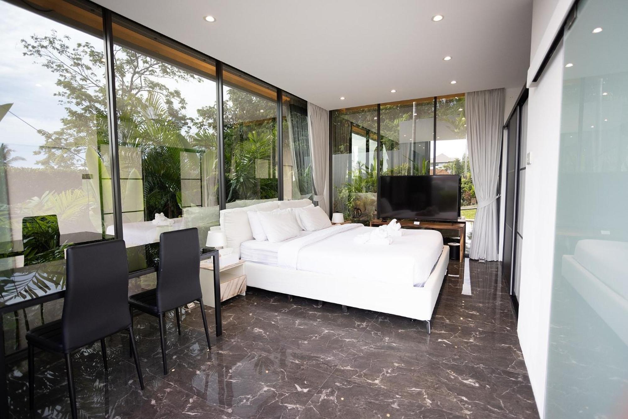 Villa Obsidian, With Staff, Sea View And Walk To Choeng Mon Beach Eksteriør billede